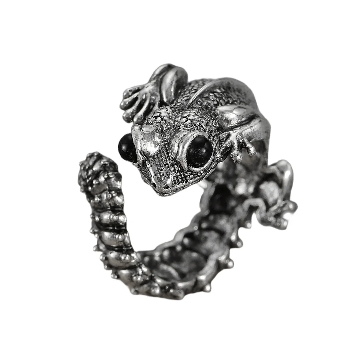 Retro Lizard Ring for Men Women Vintage Animal Shape Finger Ring Jewelry Accessories Gifts 2025