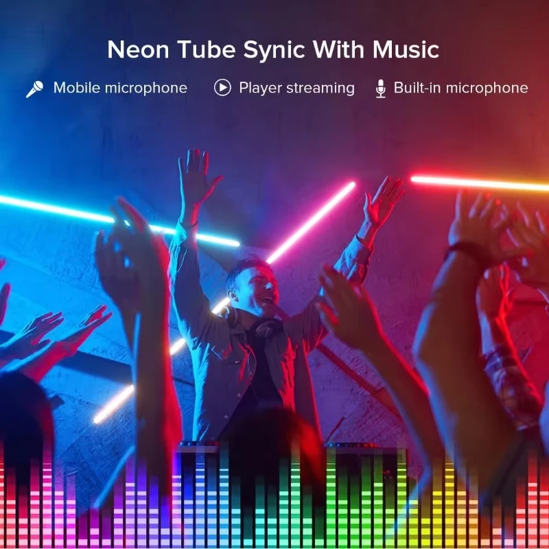 Round Reticulate Pattern LED Neon Strip Light 360 Degree Smart RGB Flexible Silicon Light Tape For Home Decor Fairy Lighting