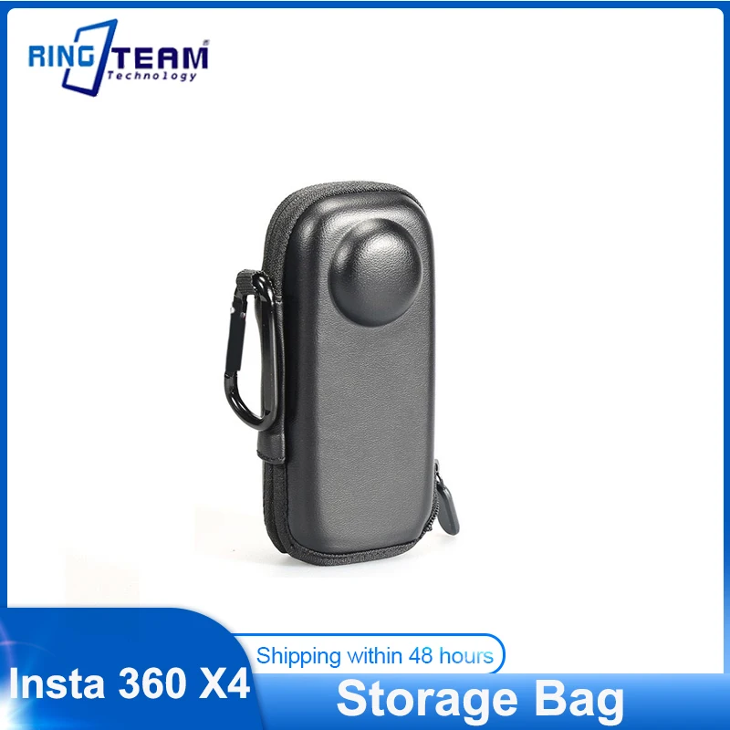 

Mini Storage Case for Insta360 X4 Sport Camera Protector Portable Storage Case PU Bag for Insta 360 Accessories