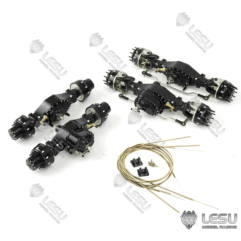 

LESU 8*8 Front Rear Wheel Shaft Differential Reduction Axle 1/14 RC Truck Tamiyay Outdoor Toys TH16728