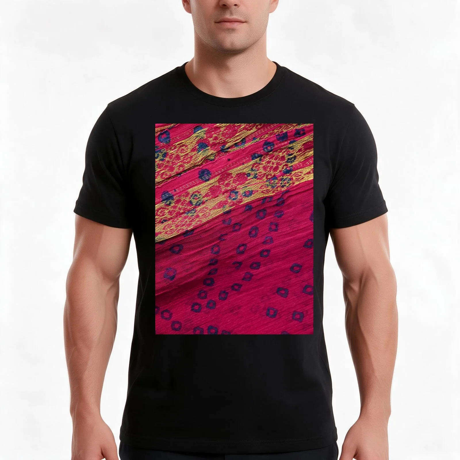Indian saree bollywood T-Shirt Summer Casual Cotton Tee Oversized Streetwear Tops Vintage Graphic Print Unisex Men Women