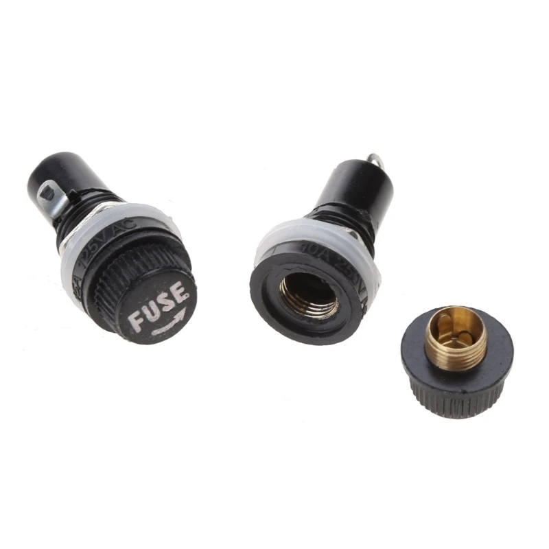 F92C 10 PCS 250V 13A Электрическая панель монтированная 5x20 мм держатель предохранителей для радио Auto St St