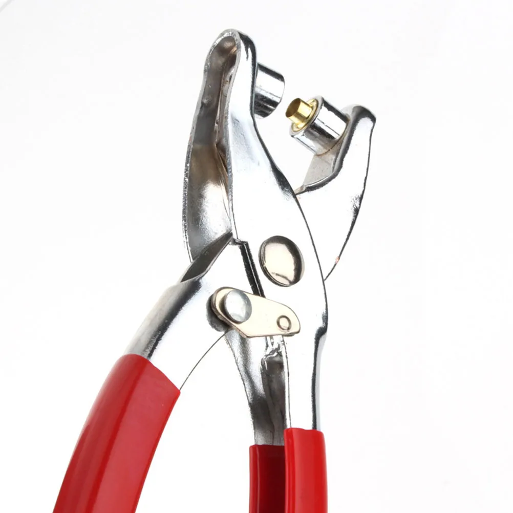 

Eyelet Grommet Pliers 4Mm Inner 5Mm Outer Diameter Heavy Duty Metal Soft-Grip Handle For Fabric Canvas Hole