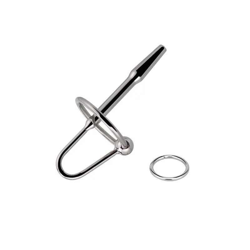 WAKEWAY Stainless Steel Urethral Sound Congestion Urethra Stimulation Dilator Penis Penis Ring Masturbation Couple