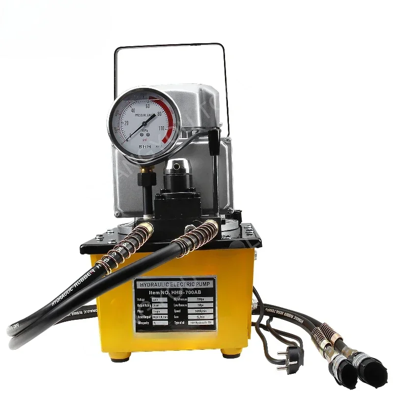 HHB-700AB double acting 700 bar hydraulic electric pump