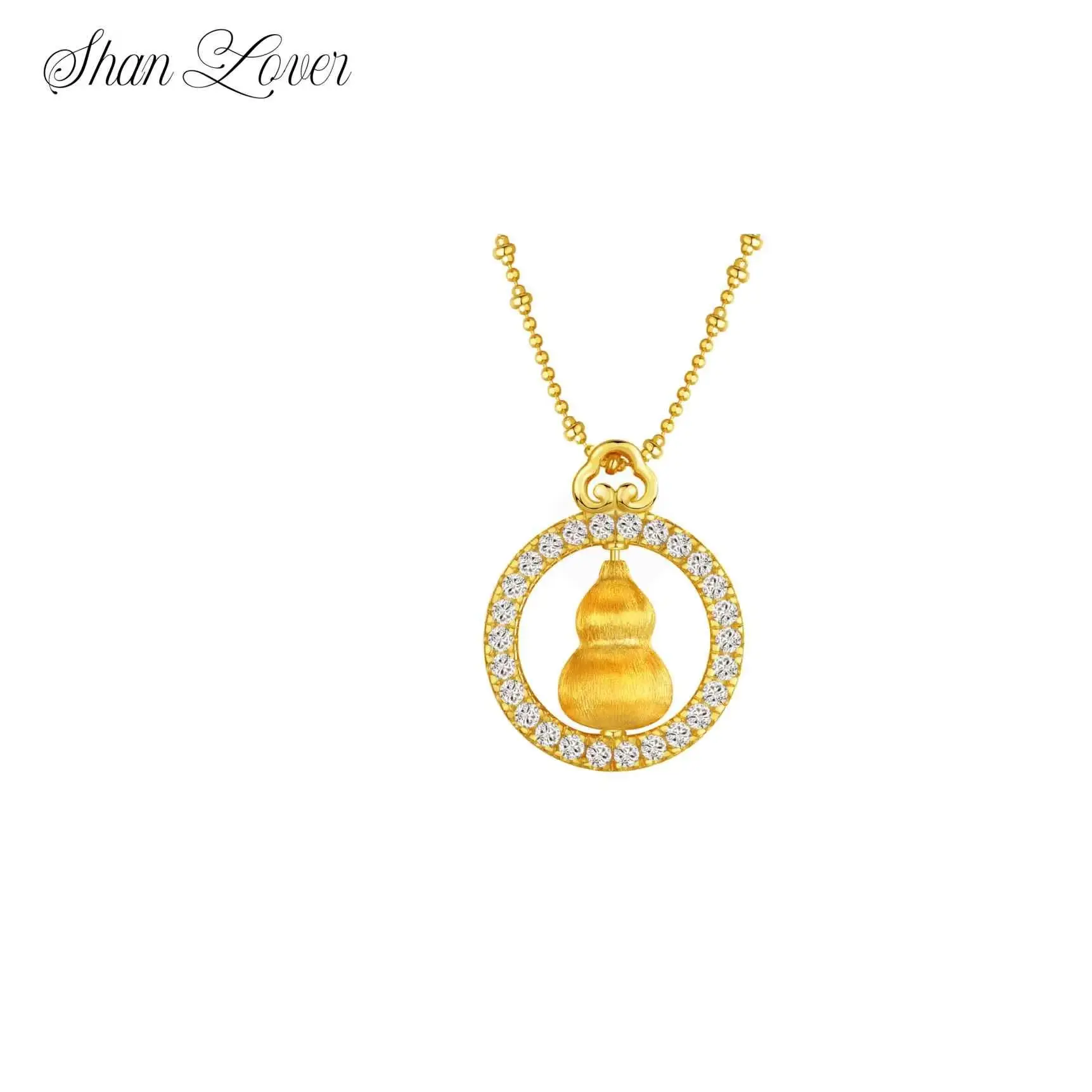 

ShanLover Brand Necklace Is Same Style Of Chinese Ruyi Gourd As Old Store Niche High End Brand For Women