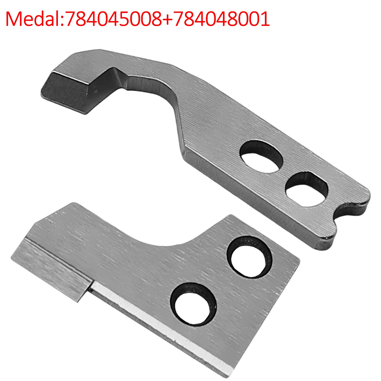 1/2Pcs Nähmaschine Messer Oberen und Unteren Messer Klinge Set 784045008 + 784048001 Für Kenmore Janome 104D 134D 203 234D 303 304