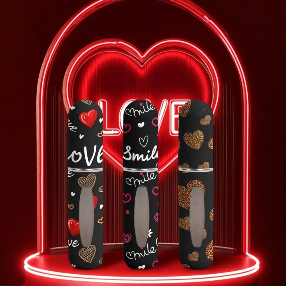 Mini bouteille de parfum de 5ml, conteneurs cosmétiques vides rechargeables et anti-fuite, bouteille rotative à pulvérisation vide