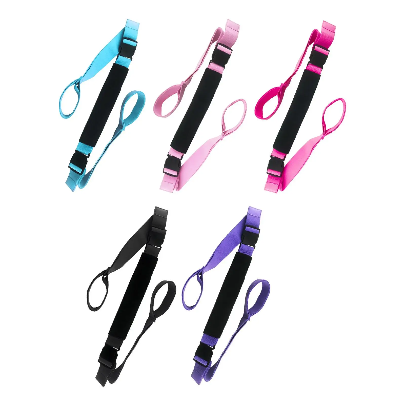 Premium Adjustable Yoga Stretch Band Elastic Stretcher Belt for Pilates Ballet Dance Home Gym Fitness