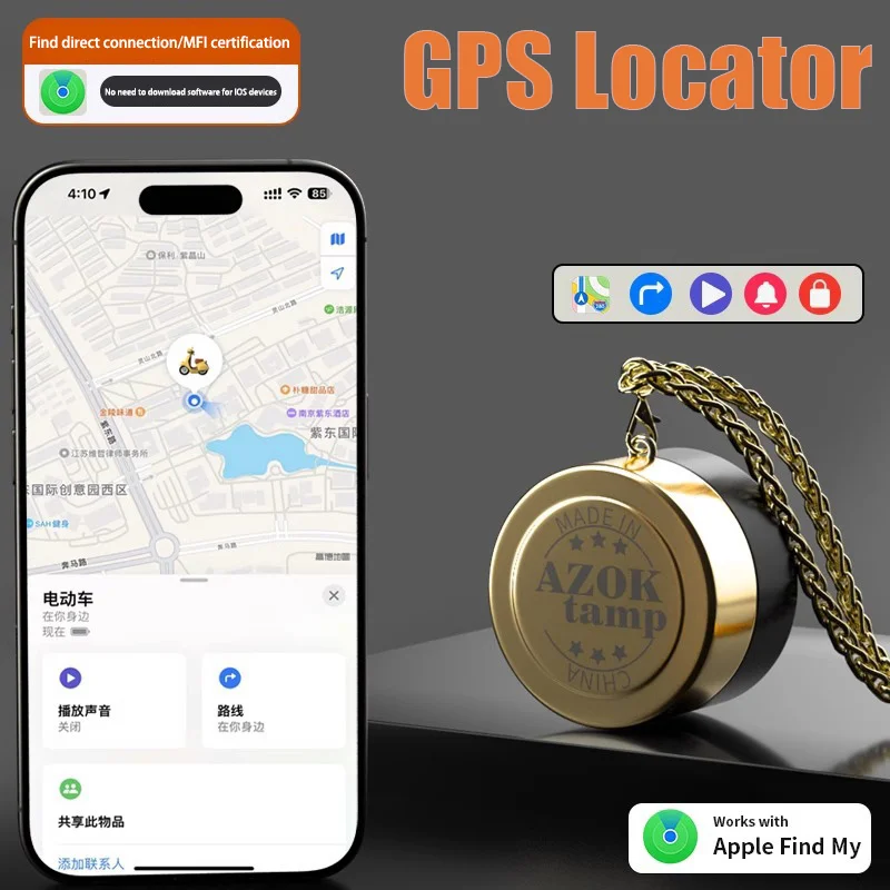 Мини-локатор GPS-локатор Findmy, точный поиск, длительный срок службы, защита от пожилых людей, защита от потери, защита от потери, деменция, защита от потери