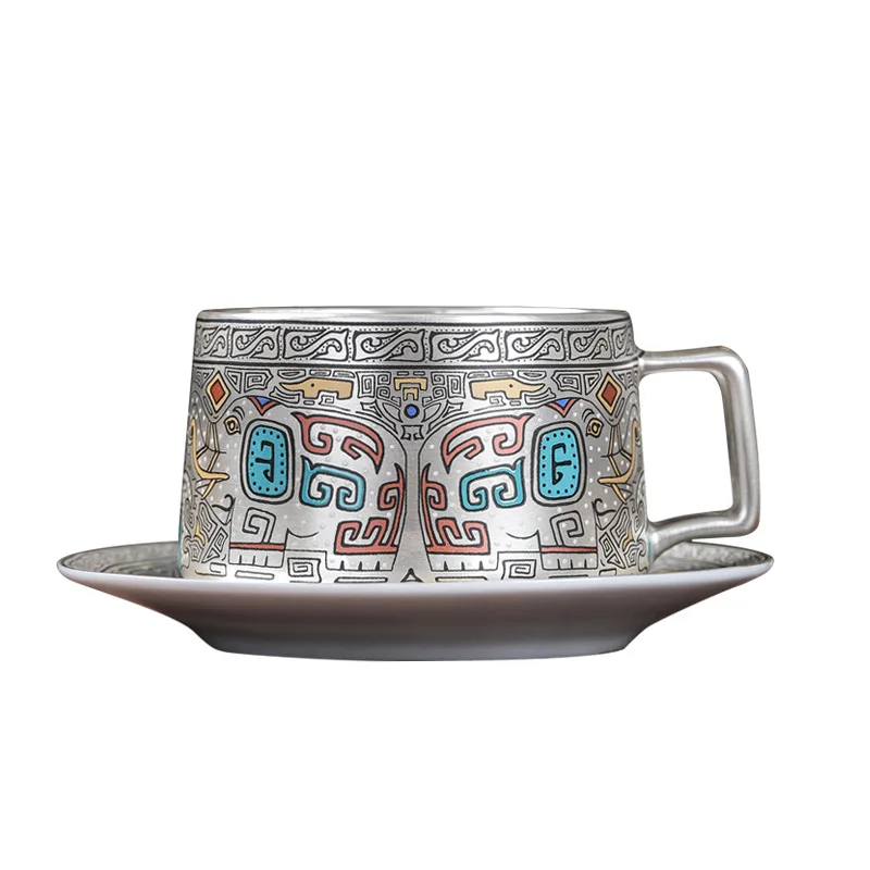 

Ceramic coffee cup, creative hand painted coffee cup