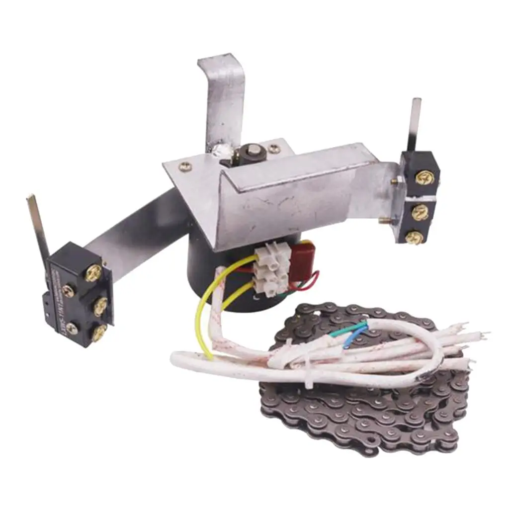 Chain Incubator Motor with Gear 110V 100CM for Automatic Egg Turning System Industrial Chick Hatching