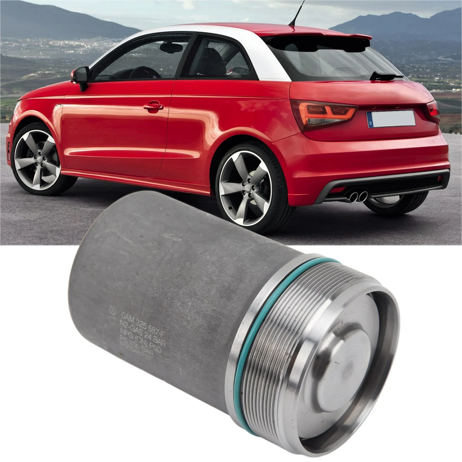 ตัวสะสมแรงดัน 0AM 325 025K Z6T ตัวสะสมแรงดันอะลูมิเนียมอัลลอยด์ 0AM DQ200 สำหรับเปลี่ยนในเกียร์ 7 สปีดของรถยนต์ Seat