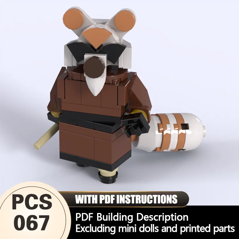

Creators Animal Series Model MOC Building Bricks Herbivorous Mammal Modular Technology Gifts Holiday Assemble Children Toys Suit