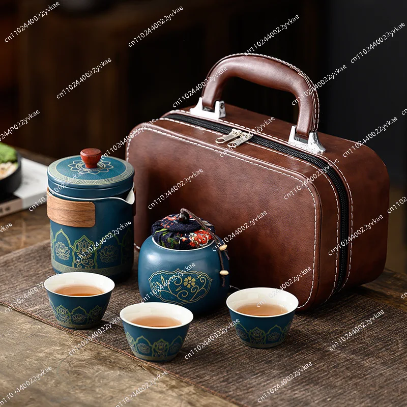 

Дорожный чайный сервиз, портативный чайный сервиз кунг-фу, оптовая продажа, японская уличная экспресс-чашка, праздничные деловые подарки