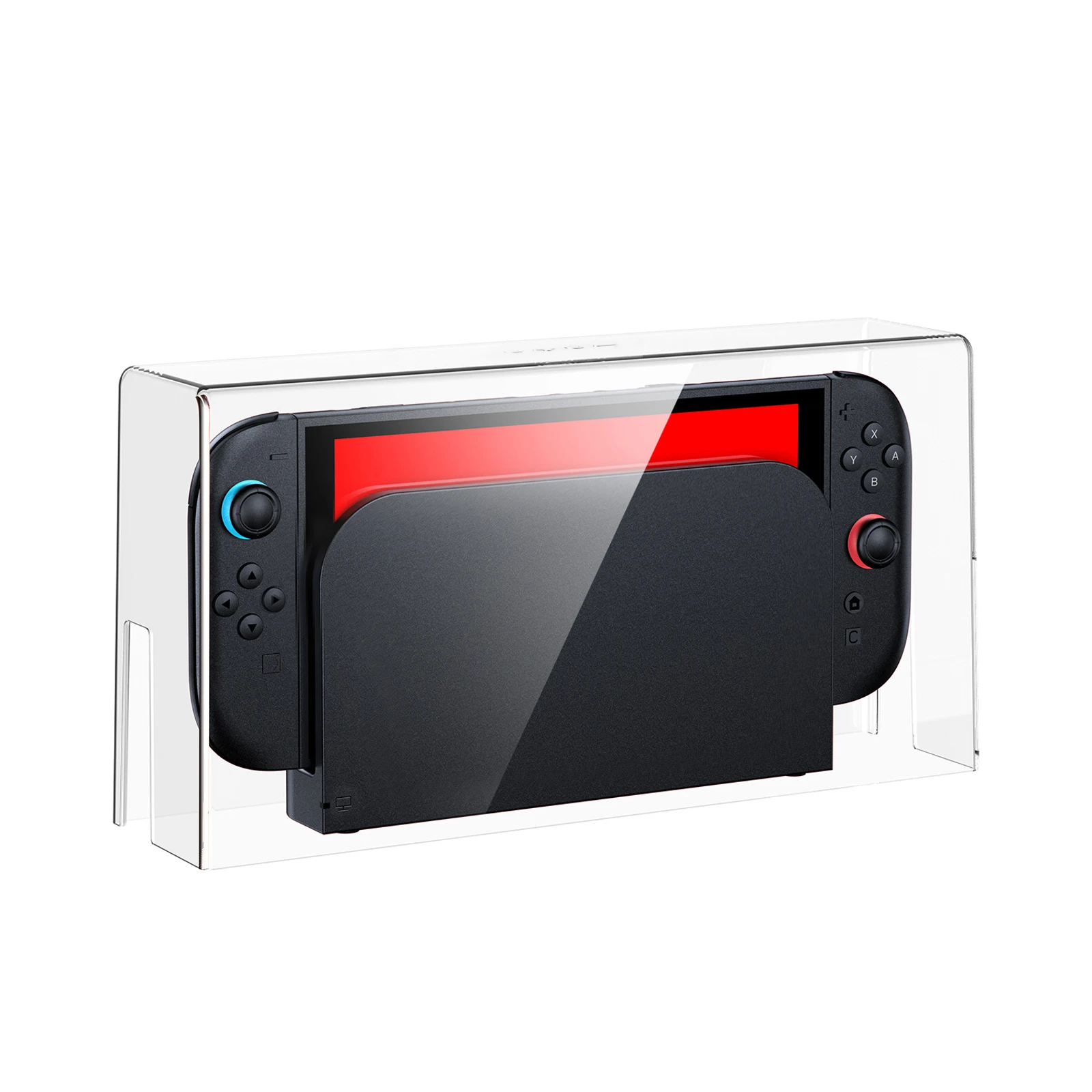 Dustproof Protective Cover For Switch 2 Accessories Transparent Acrylic Protective Case Switch1/2 Compatibility Display Box