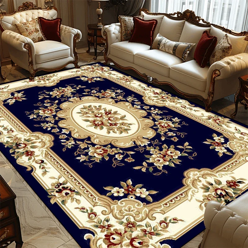 European Luxury Carpets for Living Room Large Size Decoration Carpet Hotel Hall Soft Mat Bedroom Lounge Rug Tapis Salon Non-slip