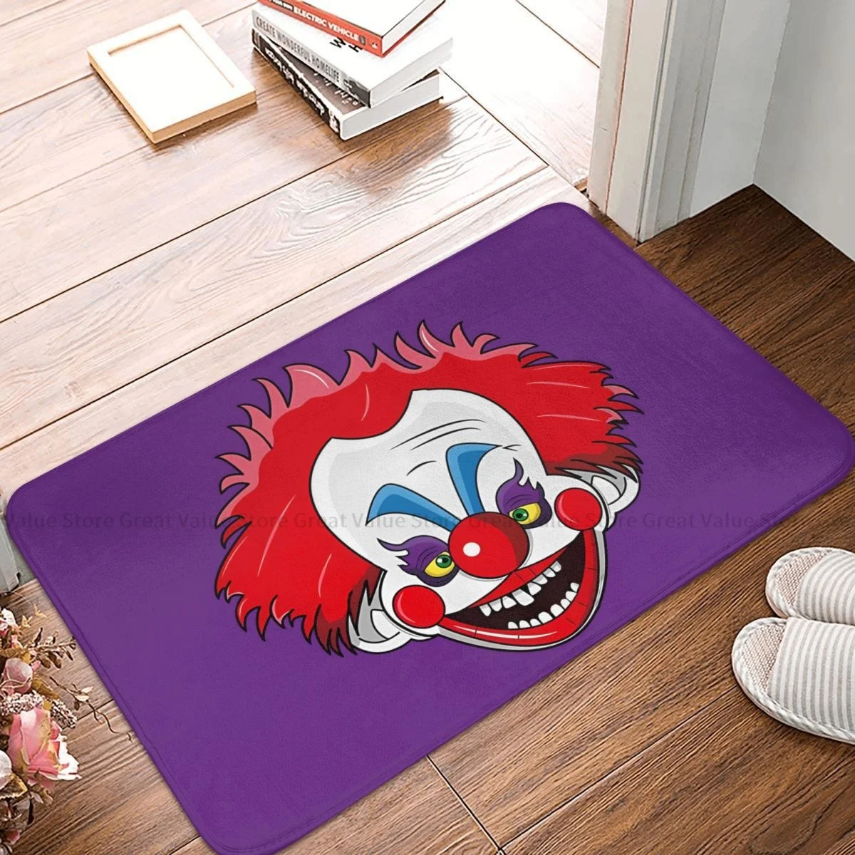 Killer Klowns From Outer Space Film Bathroom Non-Slip Carpet Rudy Living Room Mat Entrance Door Doormat Home Decoration Rug