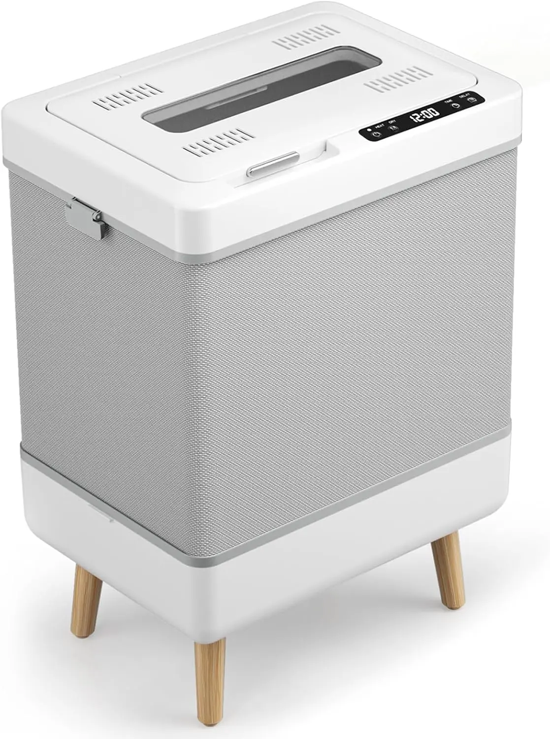 

35L Towel Warmer for Bathroom, Foldable with Window, Dual Safety Shut-Off, 12 Aroma Discs, Heats Oversize Towels & Robes