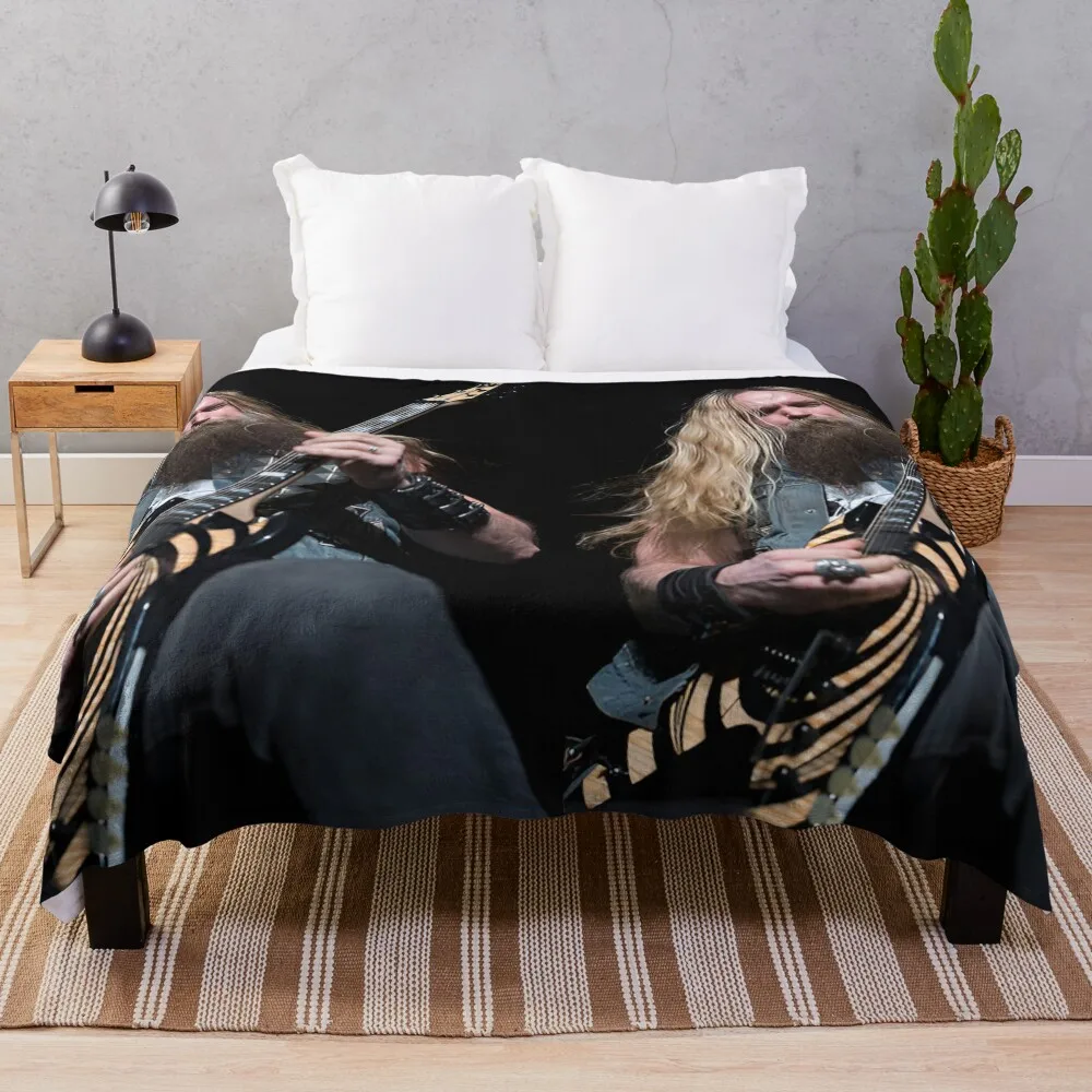 Zakk Wylde Singer Throw Blanket Hairys For Baby Luxury Thicken Decorative Sofas Blankets