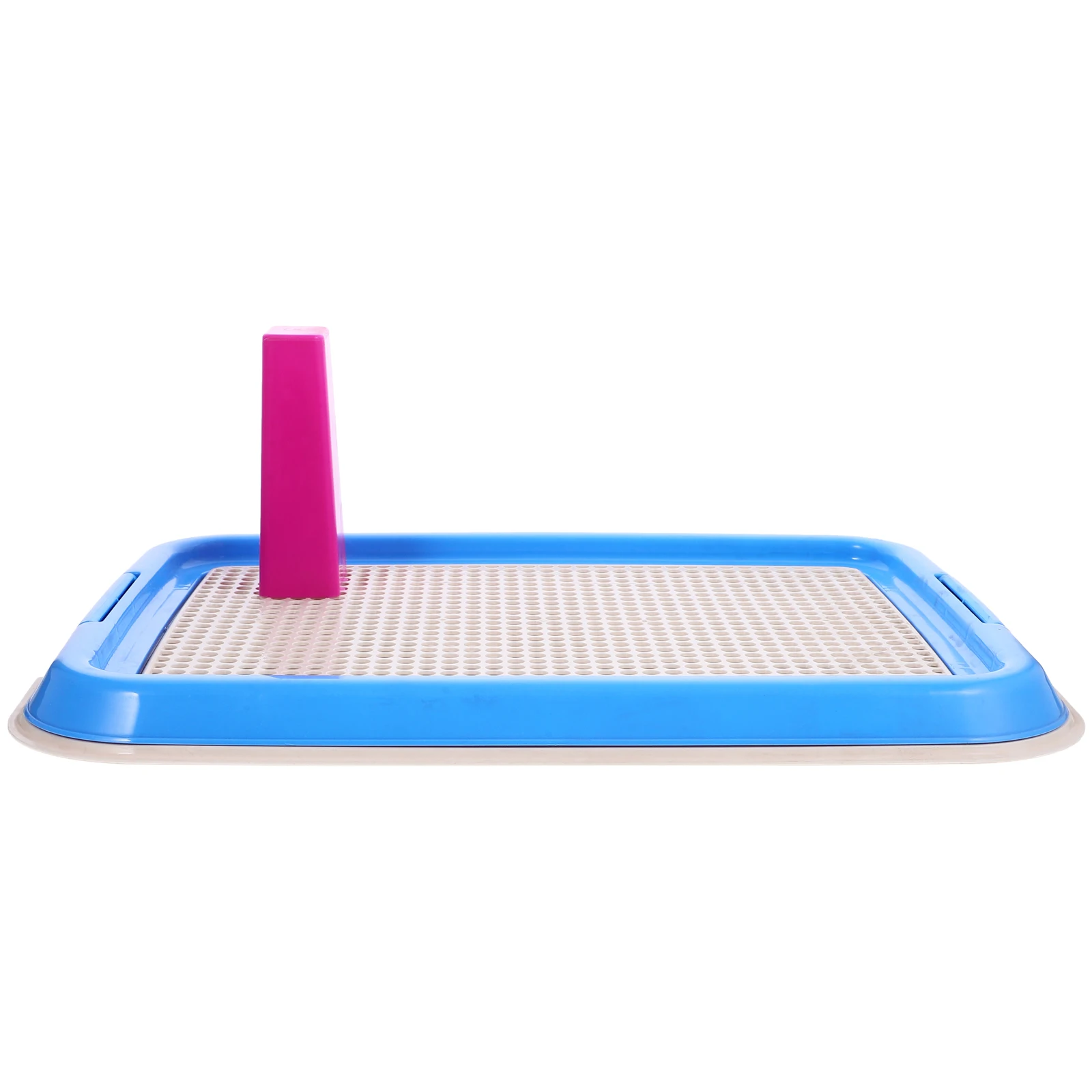 

Dog Toilet Litter Pan for Small Dogs Indoor Puppy Potty Tray Blue Catcher Anti Slip Design Portable Pet Supplies Plastic Safety