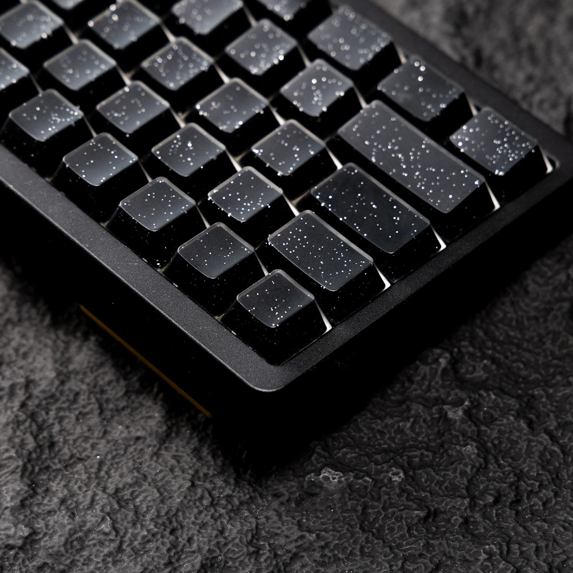 

Кристальные кейкапы Crystal Jelly для игровой механической клавиатуры с переключателями MX, светопропускающие, белые, черные, синие, из ABS/PC, с шелкографией