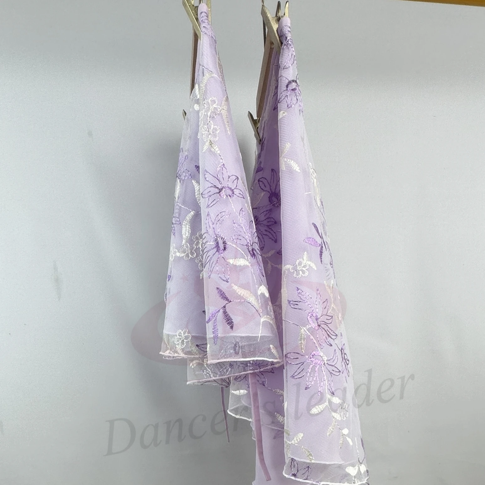 تنورة باليه نسائية مزدوجة الطبقات مطرزة بالزهور من الدانتيل تنورة رقص للكبار بذلة فتاة ممارسة الباليه تنورة صغيرة #2