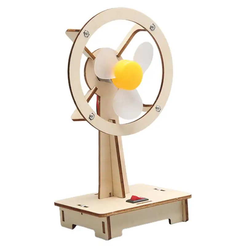 Wooden Fan Model Scientific Handmade Wooden Fan Handmade Science Experiment Project Fan For Boys And Girls Over 7 Years Old