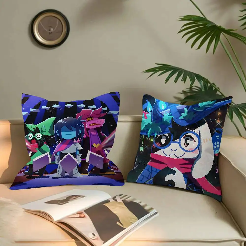 Game Deltarune Cushion Cover Polyester Sofa Cushions Decorative Throw Pillows Home Decoration Pillowcover