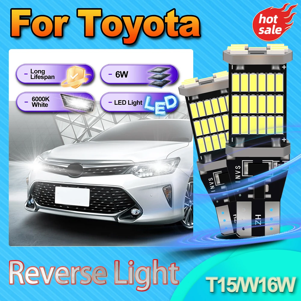 

T15 W16W Led Reverse Light Dynamic Backup Lamp For Toyota Rav4 Yaris Vitz Avalon Sienna Tacoma Highlander Sequoia Matrix 4Runner