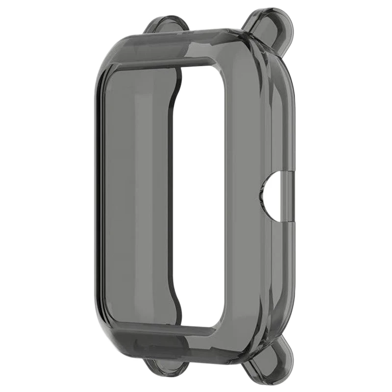 Protezione per orologio, compatibile con Xiaomi Huami Amazfit Bip Youth Custodia flessibile in TPU antigraffio nera