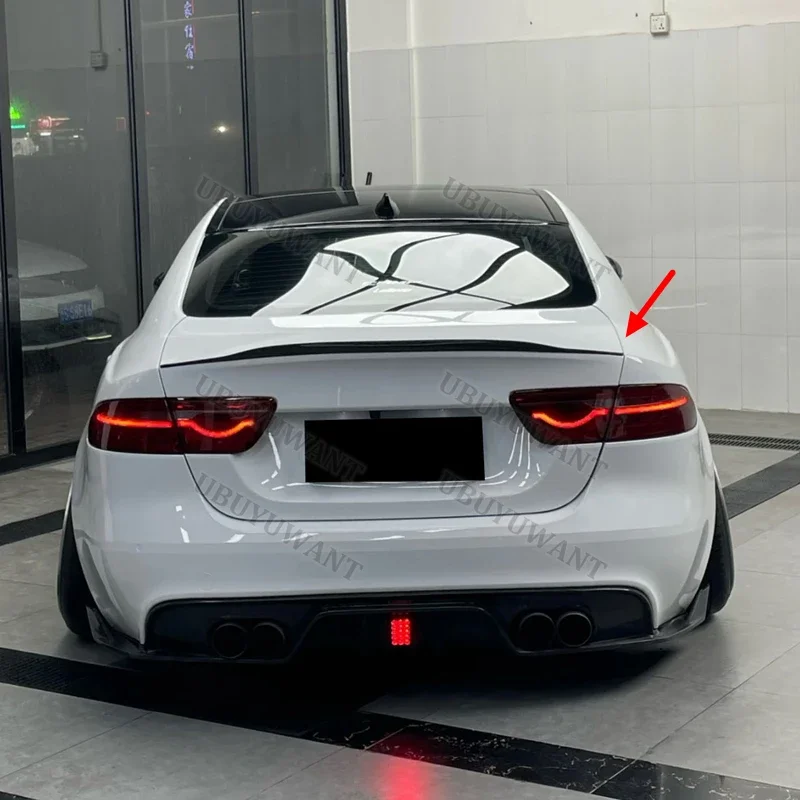 Für Jaguar XE 2015 2017 2019 2020-2025 Hochwertiger ABS Auto-Heckspoiler Flügel Kofferraumlippe