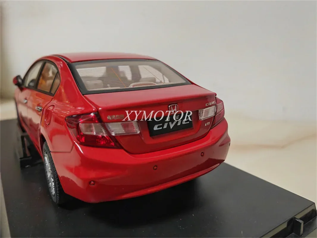 1:18 For Honda CIVIC 9th generation Diecast Metal Model Car Hobby Toys Gifts Red Display Collection Ornaments