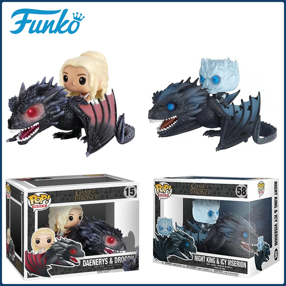 Funko POP Game of Thrones Toy Action Figures Night's King Daenerys Dragon Exquisite Doll Model Decoration Ornament Children Gift