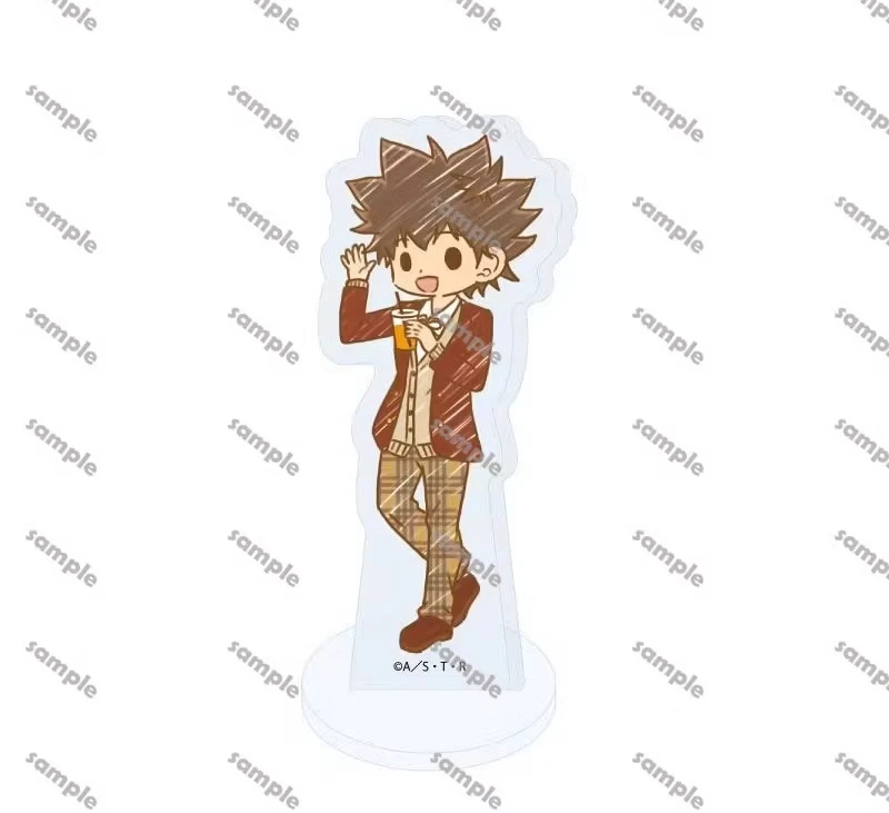 Game Squalo Hibari Kyouya Mukuro Tsuna Gokudera Belphegor Acrylic Stand Doll Anime Figure Model Cosplay Toy for Gift