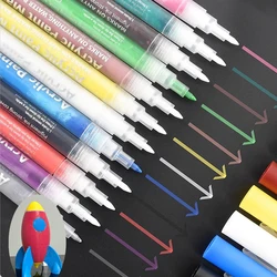 3D Printer Parts Acrylic Markers For Drawing Models Post-Processing Available In 12 Colours For Rock Glass Canvas Metal Plastic