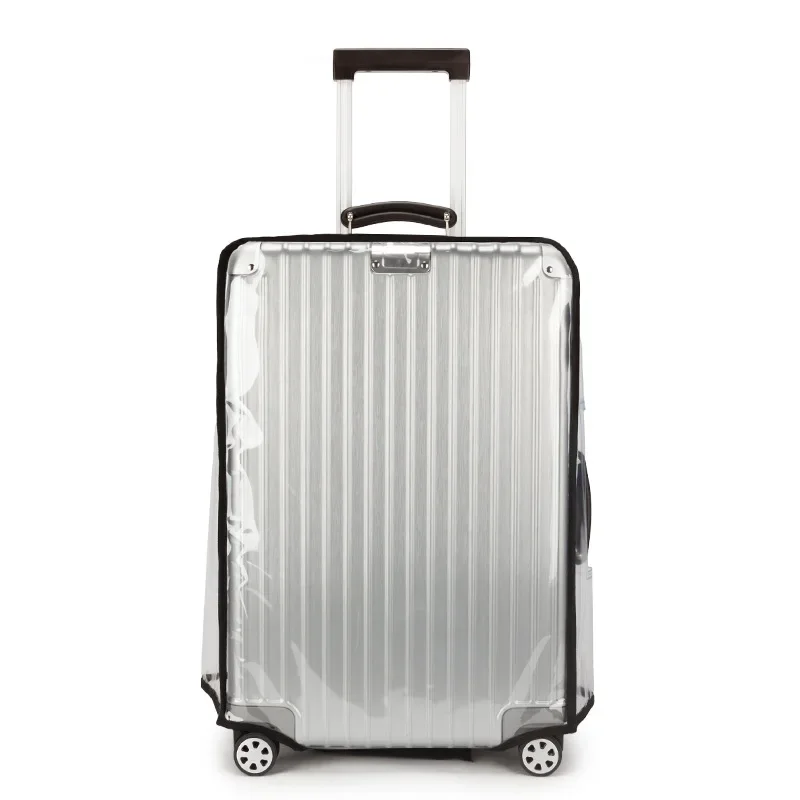 Transparent PVC Luggage Cover for Cross-border Travel, Suitcase Protective Sleeve with Handle, Dustproof Sports Design