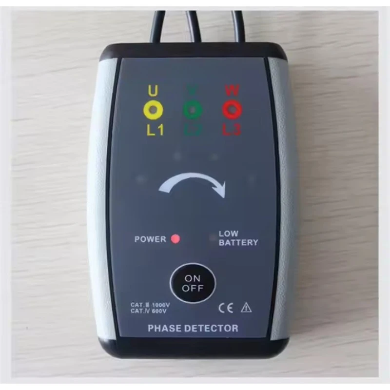 Non-Contact Phase Sequence Meter Handheld 3 Phase Sequence Tester Phase Tester