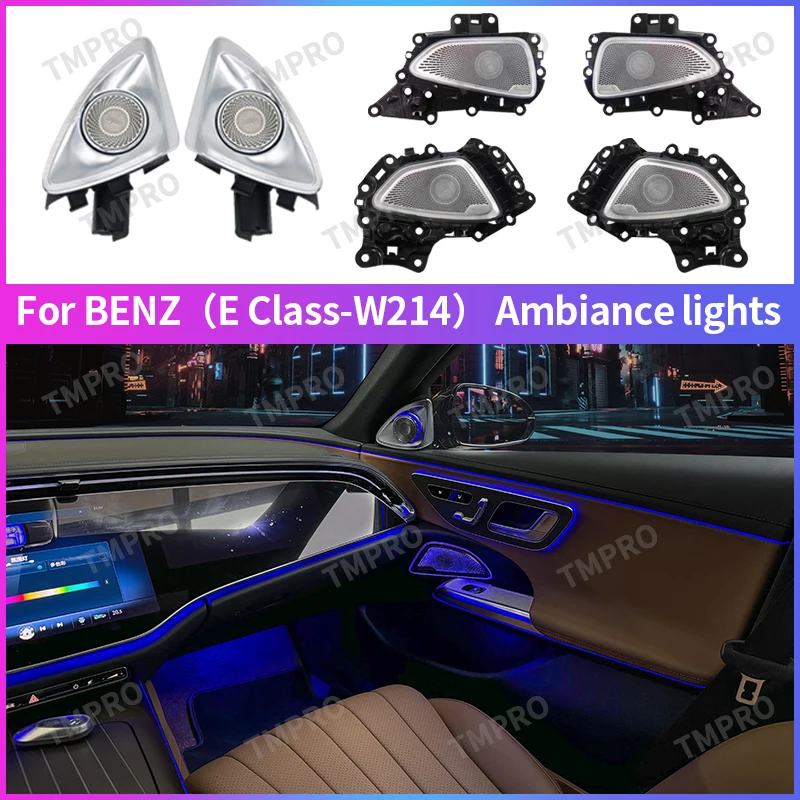 

Applicable for 2024+ Mercedes Benz E-Class W214 Car Ambient Lights 4D Rotary Height Light LED Automotive Interior Decoration
