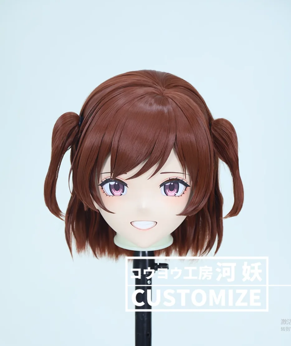 

C-10135 Настроить полную голову смола мультфильм косплей японский персонаж аниме ролевая игра Crossdress маска кигуруми с задней оболочкой