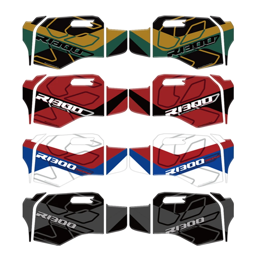 For BMW R1300GS Adventure R 1300GS ADV GSA 2024-2025 Motorcycle 3D Gel Knee Tank Side Protectors Stickers Paint Protection Decal