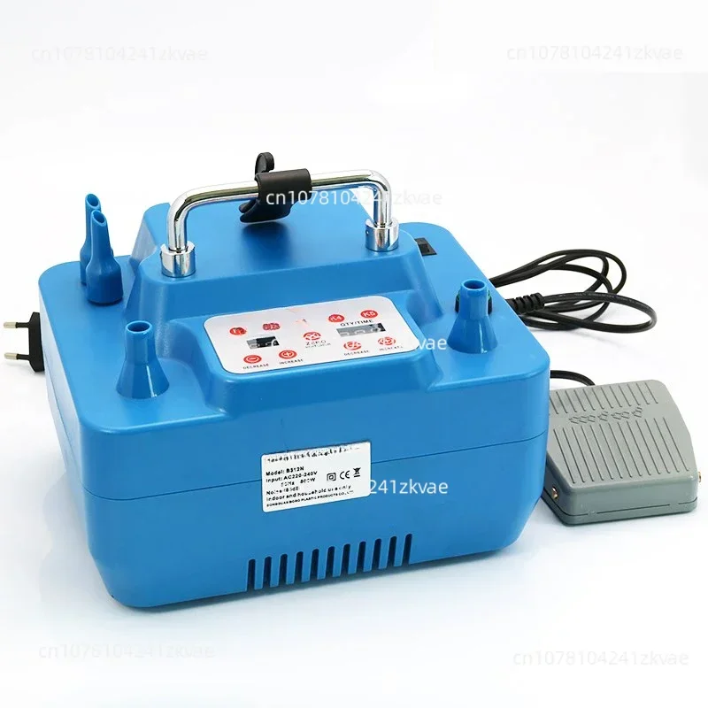 Electric Balloon Pump 800W 1200W with Timer Dual Holes Professional Inflator with Memory Function Foot Switch 800W