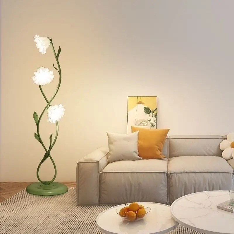 

Modern Creative Tulip Flower Floor Lamp for Bedroom Living Room Bedside Table Standing Lamp Indoor Lighting Lusters Luminaires