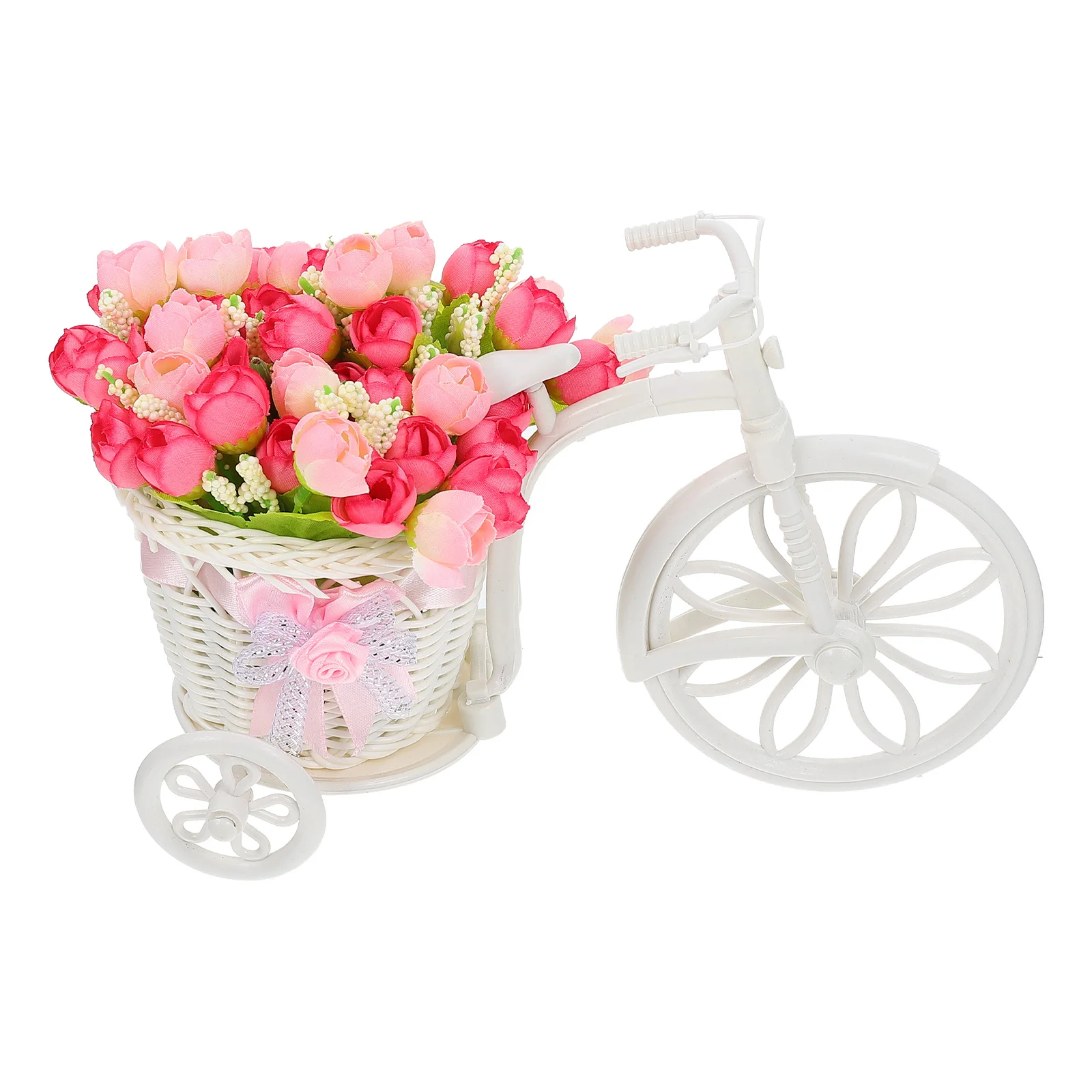 

1Pcs Bike Shaped Flower Rack Creative Artificial Plant Holder Desktop Decor Living Room Bedroom Flower Stand Plant Stand
