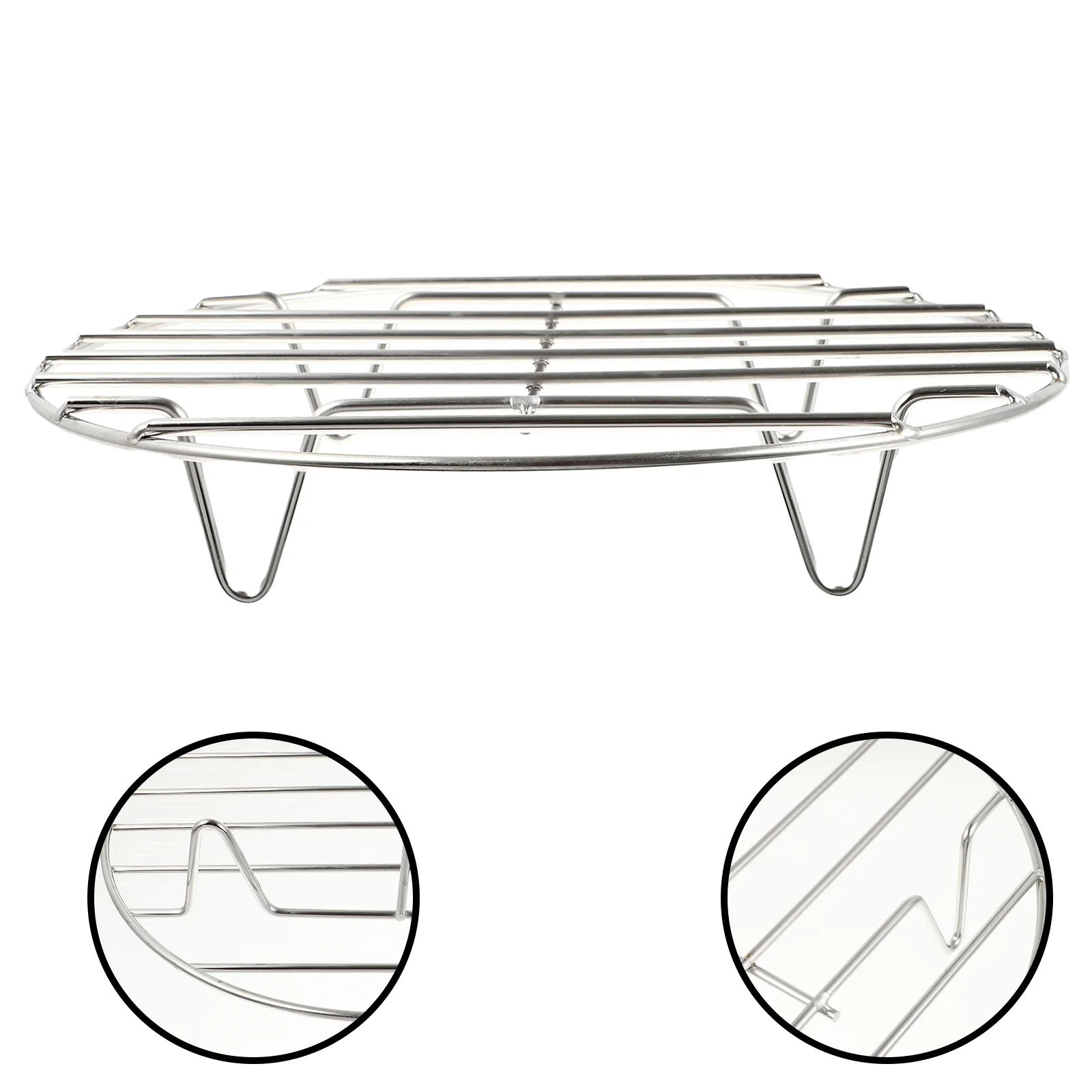 

Stainless Steel Steamer Rack For Rice Cooker Food Grade Cooking Steam Holder Steaming Tray Kitchen Gadget