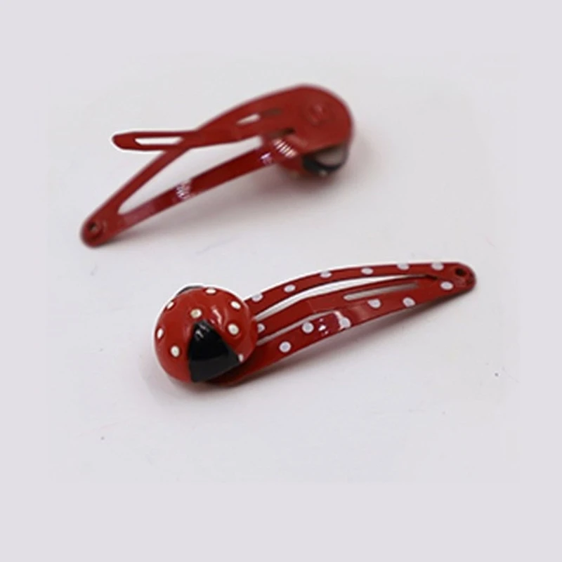 4PCS Ladybugs Hair Barrettes for Casual Formal Festival Hair Clip Women Girl Hair Styling Tool Nonslip Sidepin Headdress