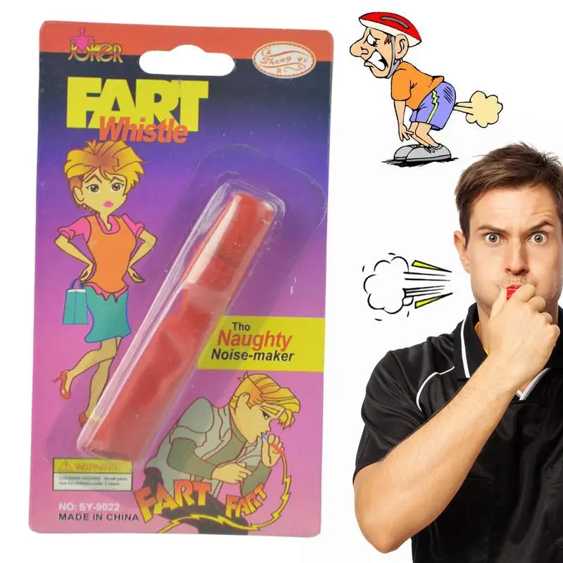 1Pc Creative Wacky Fart Whistle Whoopee Prank Maker Trick Fun Toy Fart Sound Whistle Children Funny Gift Whistle Noise Toys Gift