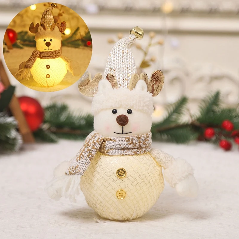 3PCS LED Christmas Doll Decor Home Decoration For Christmas Party Table Fireplace Home Office Car image 4