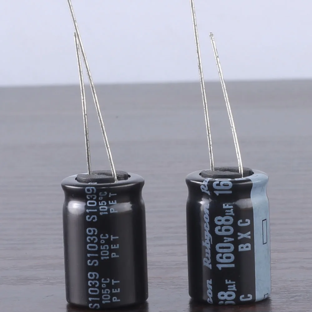 4pcs RUBYCON BXC 68mfd 160V 68UF long life electrolytic Capacitor 105℃ 12.5X20mm