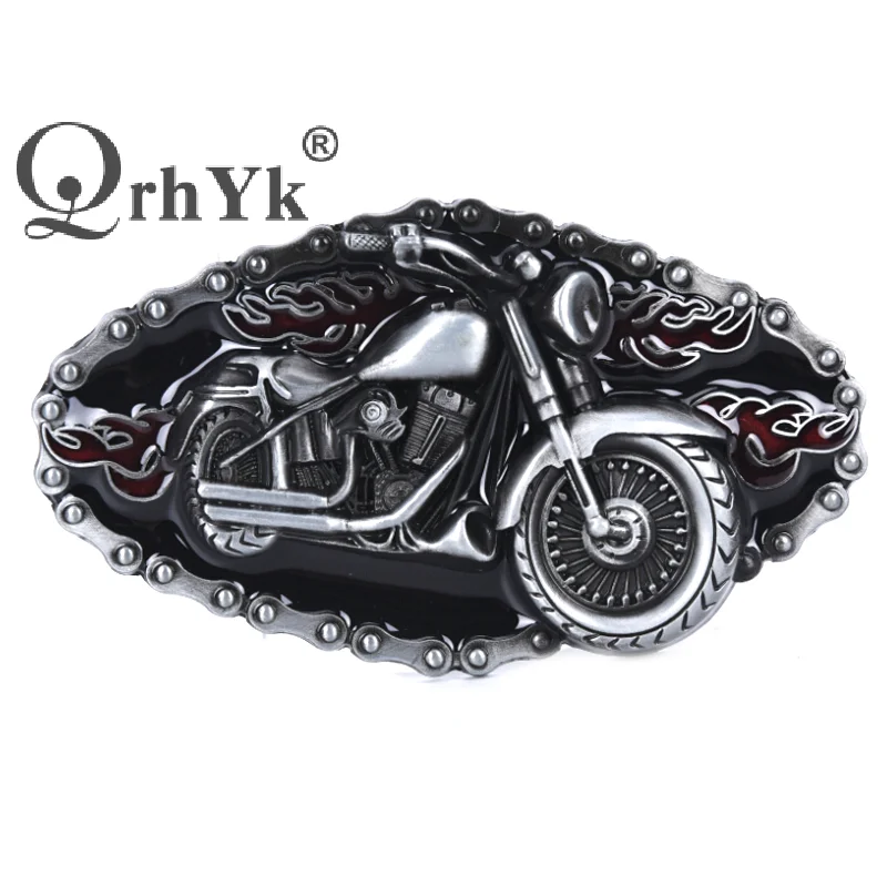 Mode Mannen Vintage Motorfiets Modellering Cowboy Legering Stijl Riemgesp